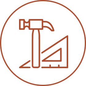 Construction tools symbol