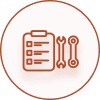 Repair checklist symbol